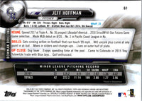 2017 Bowman Chrome Jeff Hoffman #61 Rookie