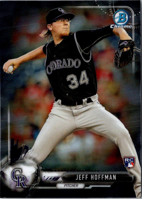 2017 Bowman Chrome Jeff Hoffman #61 Rookie