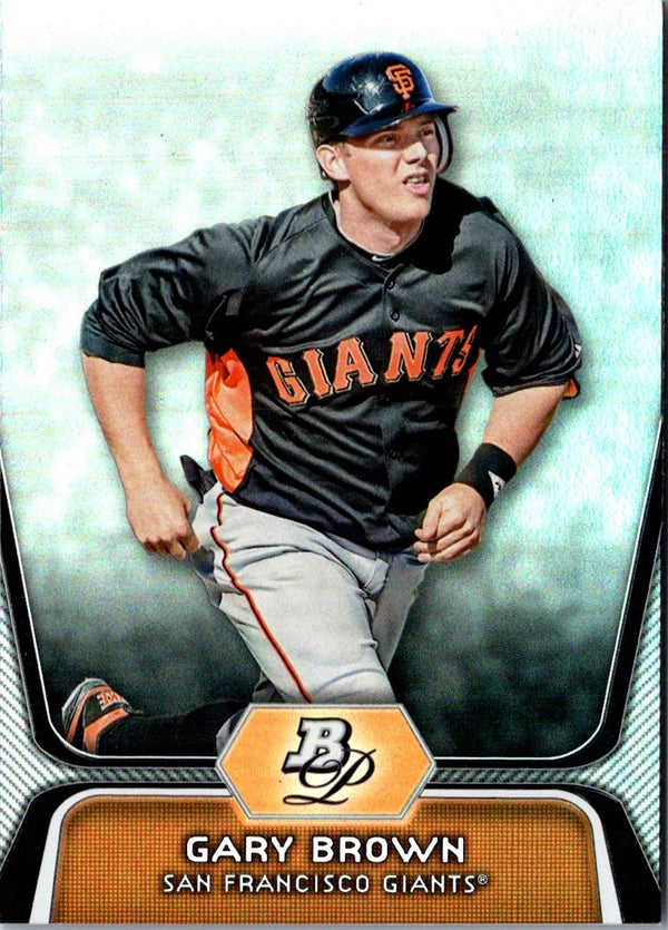 2012 Bowman Platinum Prospects Gary Brown #BPP6