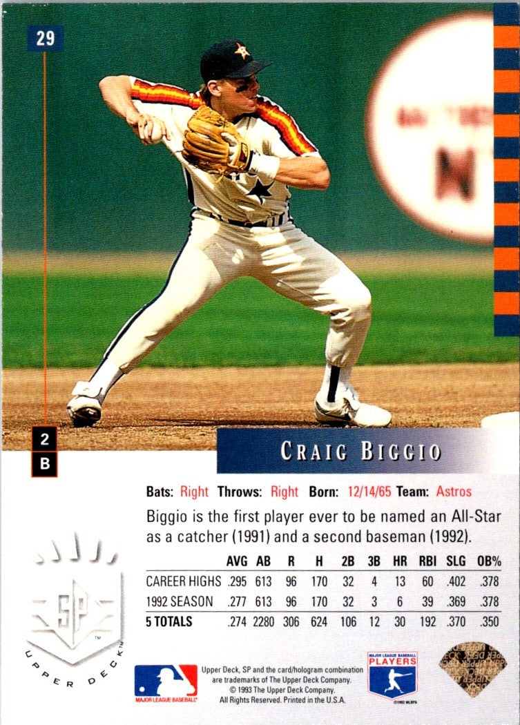 1993 SP Craig Biggio