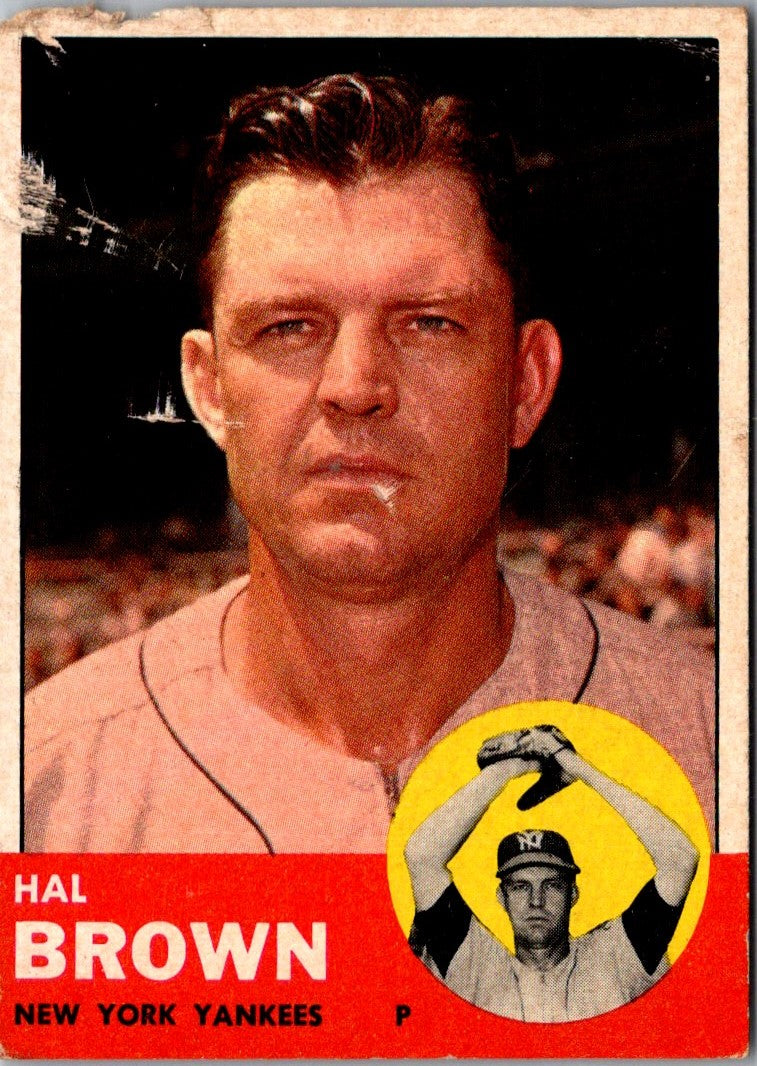 1963 Topps Hal Brown