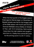 2007 Topps Total Award Winners Hank Baskett