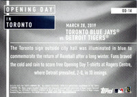 2020 Topps Opening Day Toronto Blue Jays #OD-14