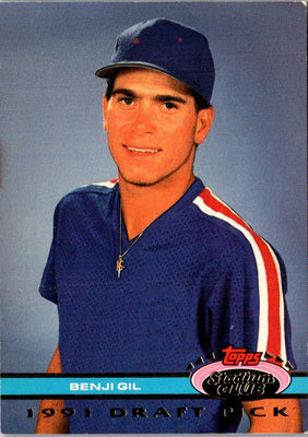 1992 Stadium Club Dome Benji Gil #59 Rookie