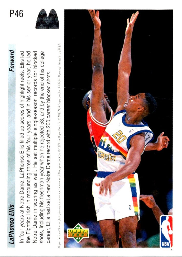 1992 Upper Deck McDonald's LaPhonso Ellis