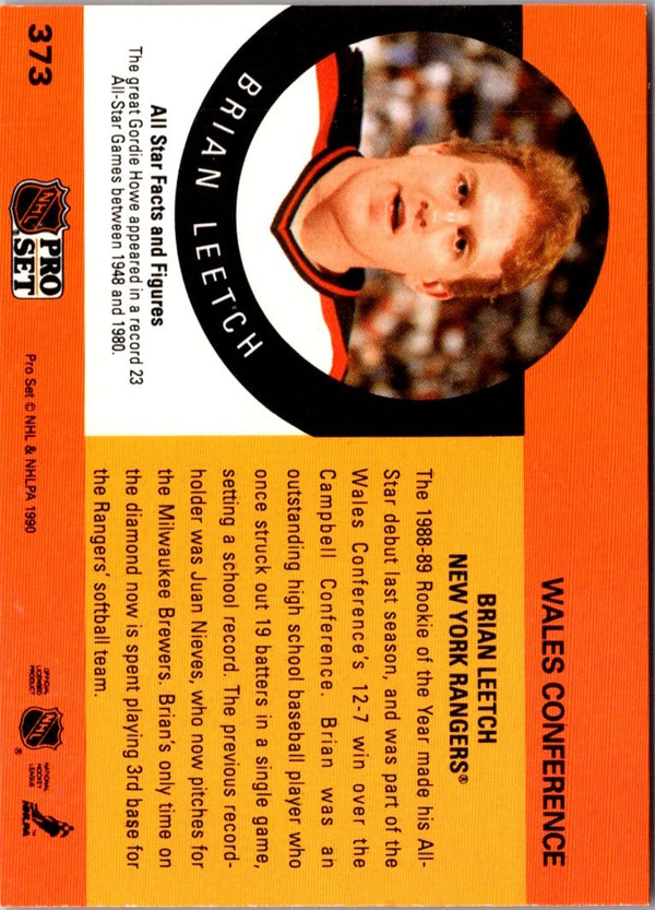 1990 Score Young Superstars Brian Leetch #2