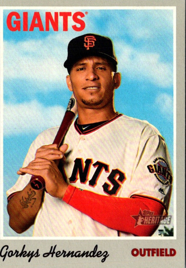 2019 Topps Heritage Gorkys Hernandez #58