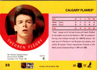 1990 Pro Set Theoren Fleury #33