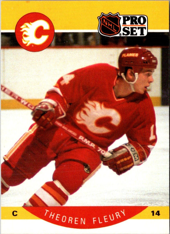 1990 Pro Set Theoren Fleury #33