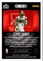 2020 Panini Illusions Asia Red Serge Ibaka #3