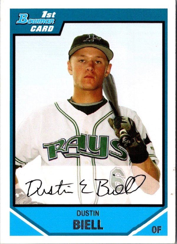 2007 Bowman Draft Picks & Prospects Dustin Biell #BDPP25