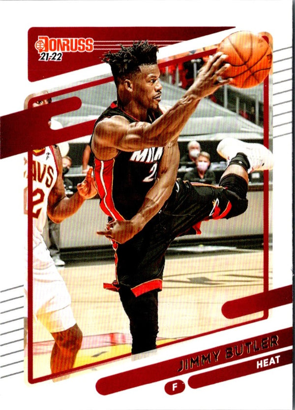 2021 Donruss Holo Red and Gold Laser Jimmy Butler #95