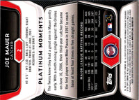 2012 Bowman Platinum Joe Mauer #2