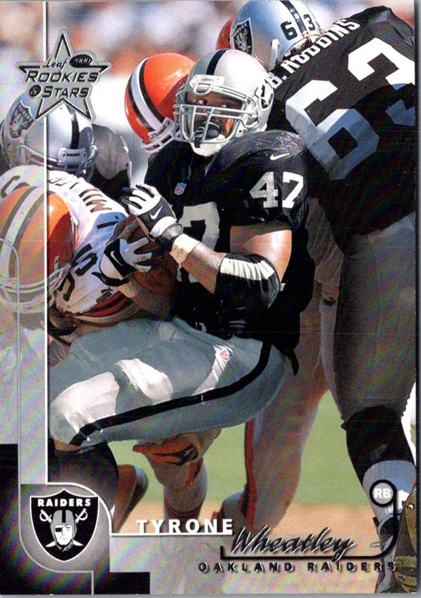 2000 Leaf Rookies & Stars Tyrone Wheatley #65