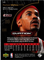 2000 Upper Deck Ovation Rasheed Wallace #43