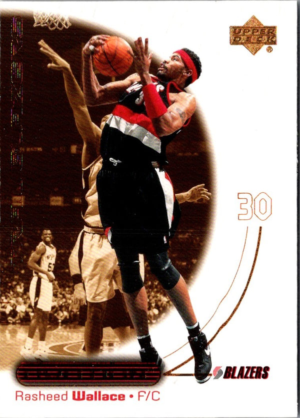 2000 Upper Deck Ovation Rasheed Wallace #43