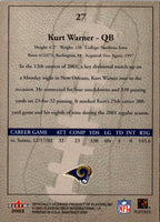 2003 Fleer Snapshot Kurt Warner #27