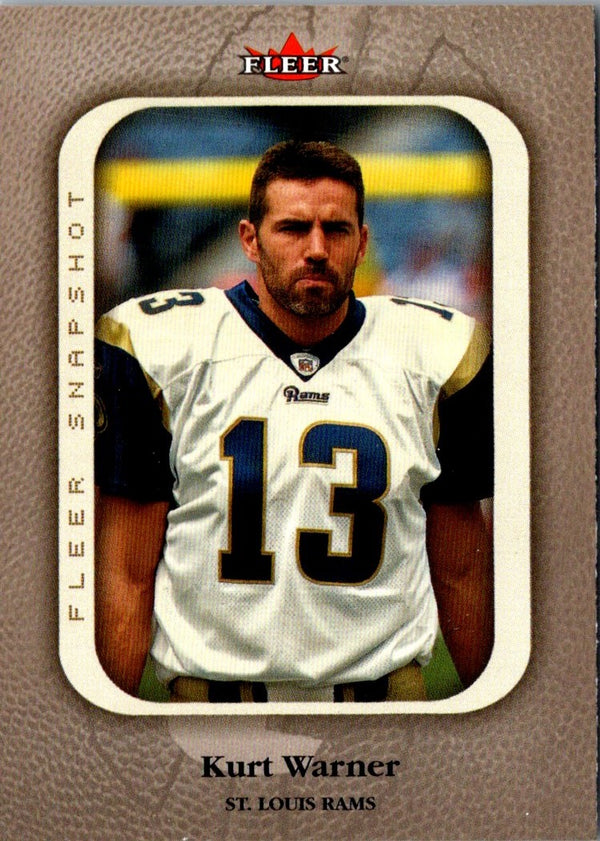 2003 Fleer Snapshot Kurt Warner #27