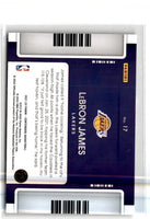 2022 Panini Immaculate Collection Blue LeBron James #17