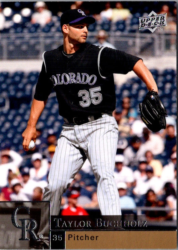 2009 Upper Deck Taylor Buchholz #627