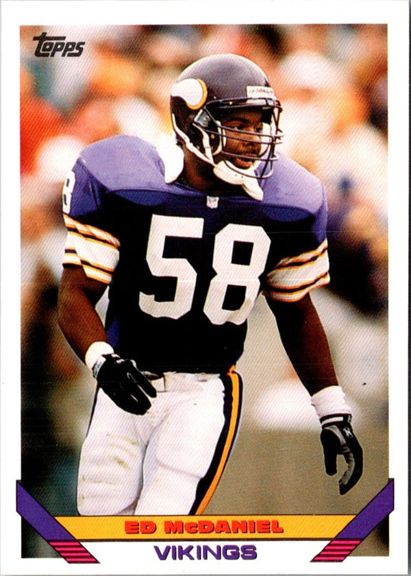 1993 Topps Ed McDaniel #342