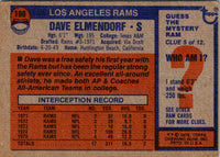 1976 Topps Dave Elmendorf #196