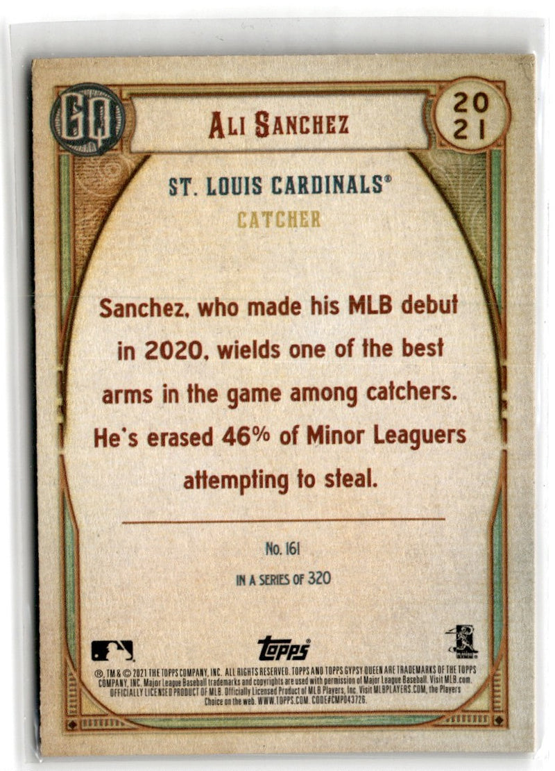 2021 Topps Ali Sanchez