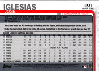 2019 Topps Update Jose Iglesias #US81