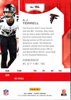 2021 Panini Playoff Red Zone A.J. Terrell #154