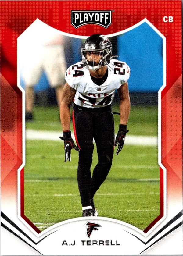 2021 Panini Playoff Red Zone A.J. Terrell #154