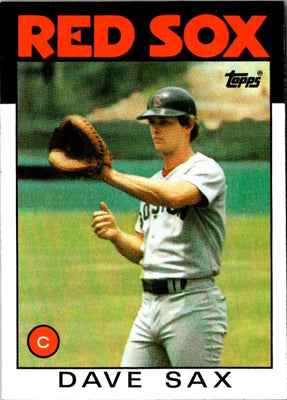 1986 Topps Dave Sax #307