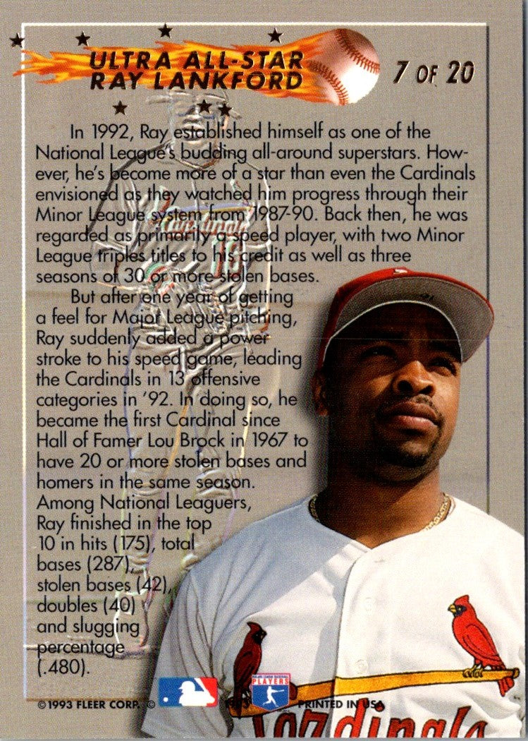 1993 Ultra All-Stars Ray Lankford