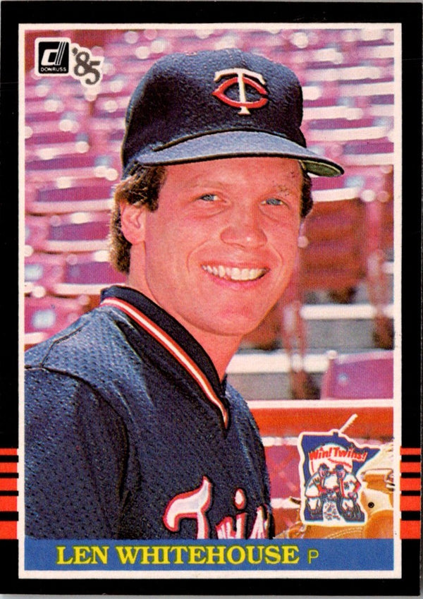 1985 Donruss Len Whitehouse #513