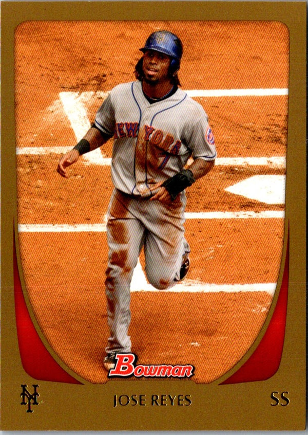 2011 Bowman Gold Jose Reyes #115