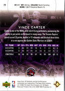 2001 Upper Deck Pros & Prospects Vince Carter