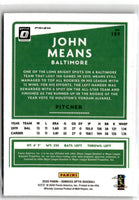 2020 Donruss Optic John Means #189