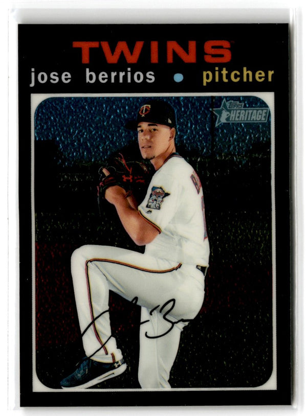 2020 Topps Heritage Spring Mega Box Chrome Exclusives Jose Berrios #THC-238 /999