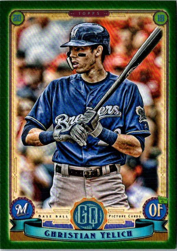 2019 Topps Gypsy Queen Green Christian Yelich #99