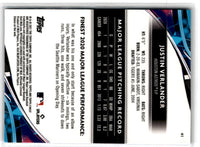 2021 Topps Justin Verlander #41