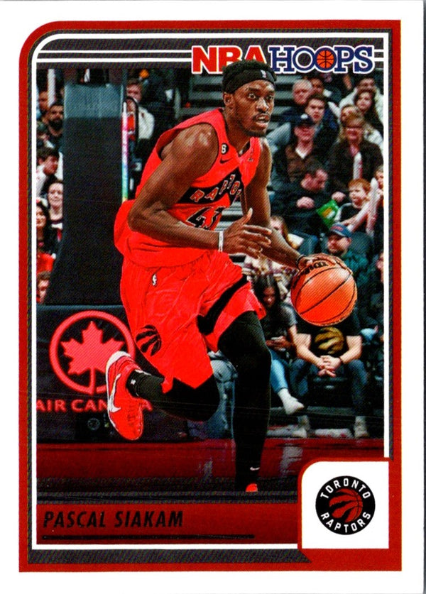 2023 Hoops Red Backs Pascal Siakam #185