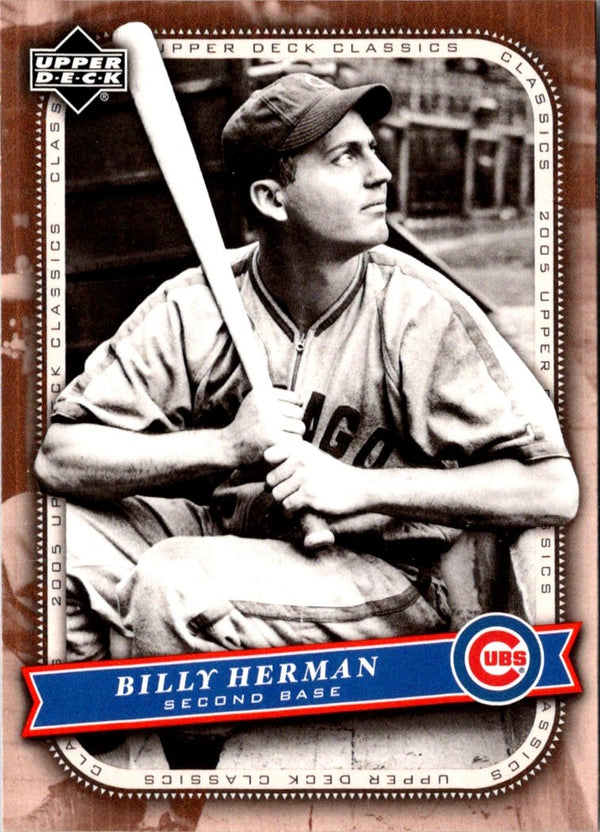 2005 Upper Deck Classics Billy Herman #7