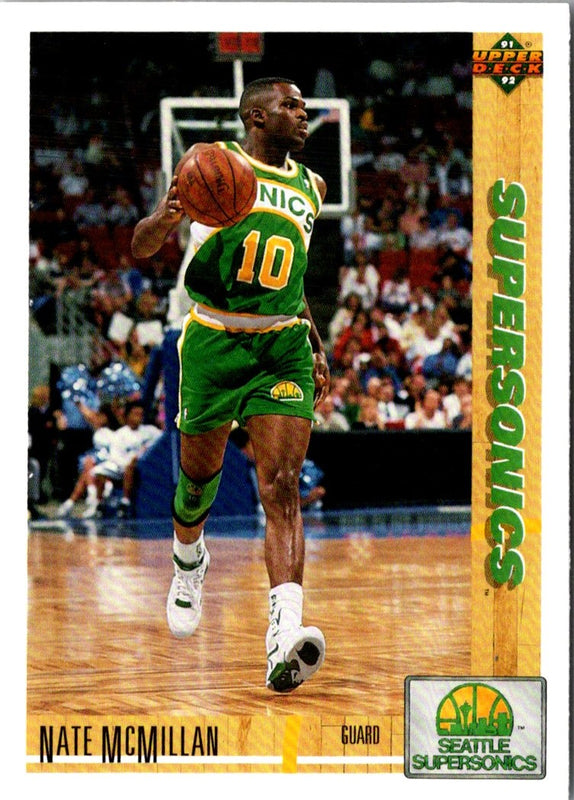 1991 Upper Deck Nate McMillan #186