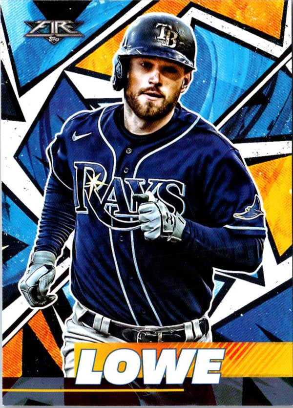 2021 Topps Fire Brandon Lowe #185