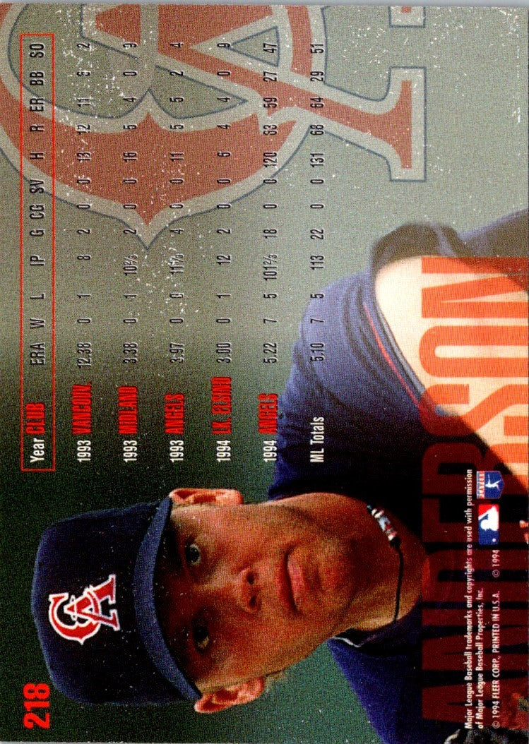 1995 Fleer Brian Anderson