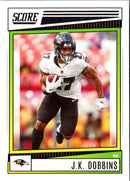 2022 Score J.K. Dobbins