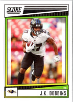 2022 Score J.K. Dobbins #185
