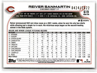 2022 Topps Gold Reiver Sanmartin #619 1424/2022