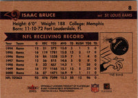 2001 Fleer Tradition Glossy Isaac Bruce #8