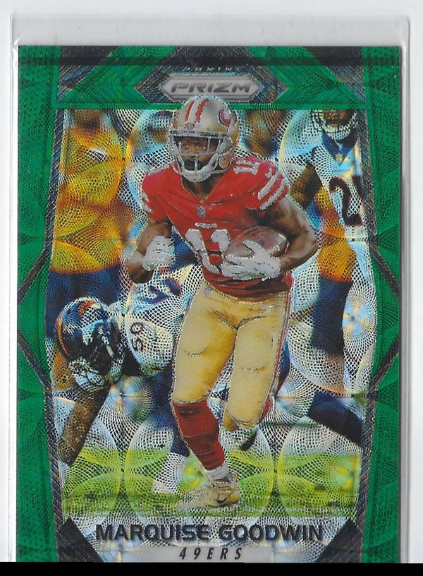 2017 Panini Prizm Green /99 Marquise Goodwin #57 /99