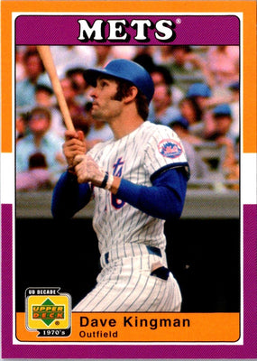 2001 Upper Deck Decade 1970's Dave Kingman #75